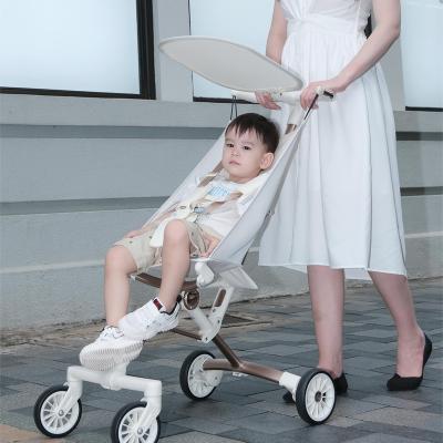 China Luxury wholesale baby buggy Stroller 180 Rotatable Light Weight Baby Carriage Big Sunshade for sale