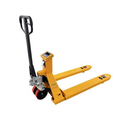 China SOHE SCS Printing Meter Heavy Yellow Forklift Scale With LED Display for sale