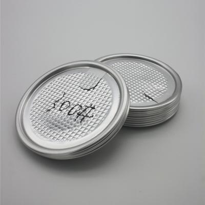 China 300# Aluminum Peel off Lids Round Pull Ring Canning Lids Easy Lids Beer Lid for sale
