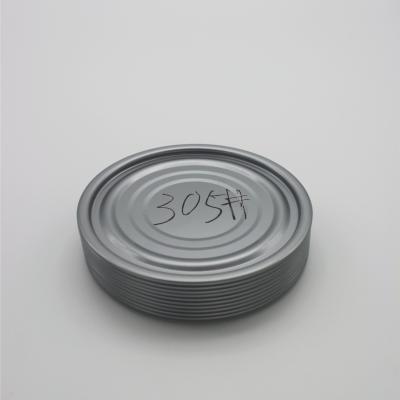 China Manufacturer 305# Aluminum Peel off Lids Round Pull Ring Canning Beer Cola Lids for sale