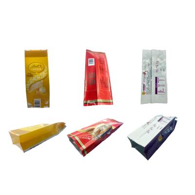 China Composited Plastic Film Double Output Middle Sealing Bag / Pouch Making Machine PLC Control for sale