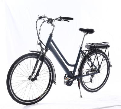 Chine Vélo électrique à traction moyenne de 28 pouces avec affichage LCD Position de la batterie du support arrière à vendre