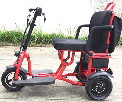 中国 48V 10Ah リチウム電池 完全閉ざされたモビリティスクーター 完全装備 25-30km 販売のため
