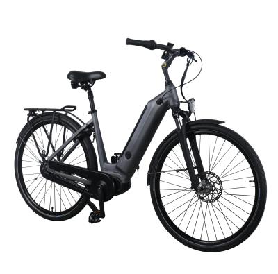 Chine 3 vitesses 36V vélo électrique à traction moyenne 250W 28 pouces suspension avant vélo électrique à vendre
