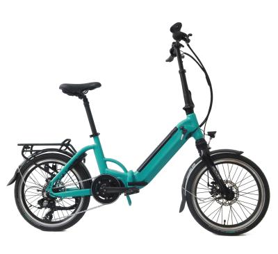Chine Batterie cachée Moyen entraînement Vélo électrique Vitesse maximale 30km/h 20 pouces Pléable 250W à vendre