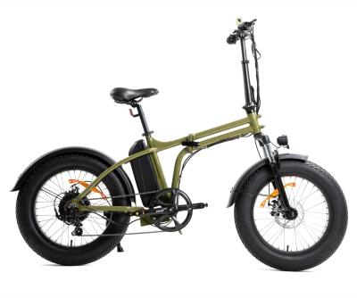 Chine 20 Inch Fat Tire Electric City Bike 48V 13Ah Lithium Battery 7 Speed Foldable Ebike 48V 500W à vendre