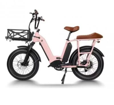 China Aluminum Frame Extended Range Electric Cargo Bike With Disc Brakes 45km/H Mileage for sale