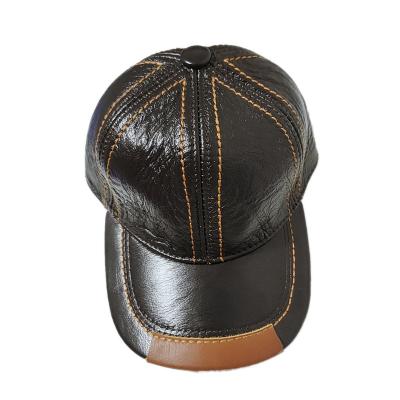 China COMMON Simple Luxury Baseball Cap Adjustable Sports Hat Leather Can Be Custom Embroidered Print Dad Truck Driver Hat for sale