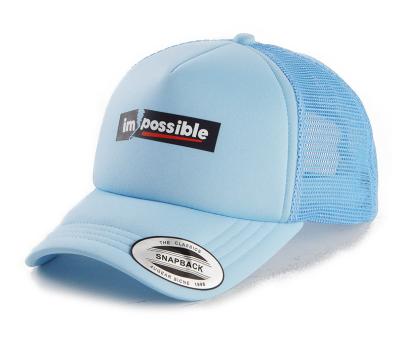 China 2022 Wholesale JOINT Men's Silkscreen 5 Baseball Caps Blue Ordinary Panels Original Brand Custom Foam Trucker Hats for sale
