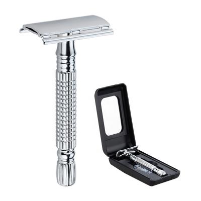 China New Design Single Blade Razor Shaving Razor With Alloy Metal Handle for sale