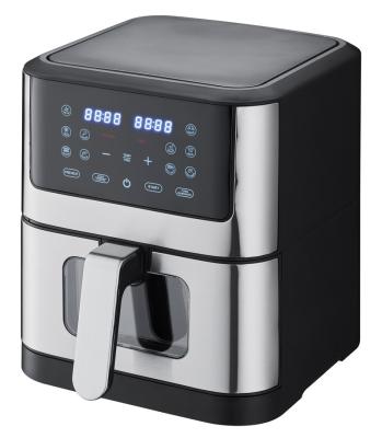 China Multi Functional Car Digital Toaster Oven Deep Fryer Oven Cooker Professional 6 Liter Food Grade Oil Free Electric Air for sale
