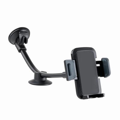 China Universal Universal Gooseneck One Hand Car Holder Smart Phone 360 Adjustable Long Rotating Arm 3.5-6 Inch Car Mount for sale