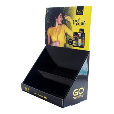 China Recycled Materials Wholesale Custom Logo Display Packaging Box Counter Display Storage Box Cost-Effective Cardboard Retail Shop for sale