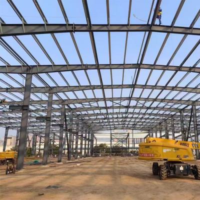 中国 簡単に設置 鉄鋼構造 プリファブ スターン 鉄鋼建物 倉庫 建設 販売のため
