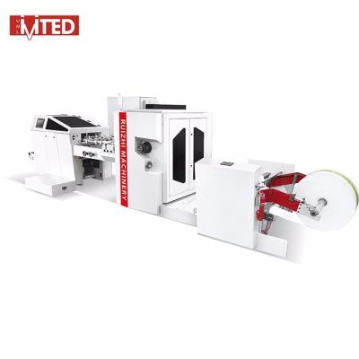 China food & Beverage Plant RZJD-G250J Full Automatic Fast Speed Food Used Paper Bag Making Machine for sale
