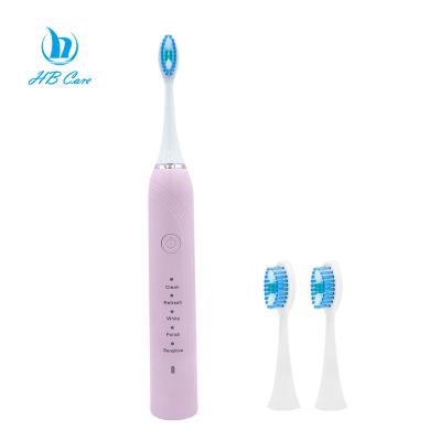 China Hot Selling Innovative 5 Speed Electric Toothbrush Travel Battery Operated Electric Toothbrush for sale