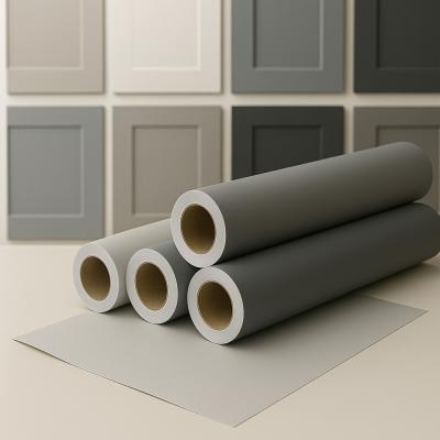 China Folha de laminação de PVC de cor sólida Super Matte para móveis e portas à venda