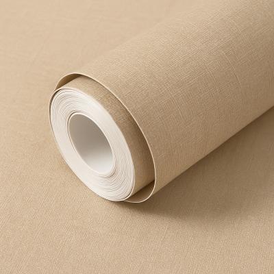 China Fabric Texture Solid Color Pvc Self Adhesive Film For Interior Wall Panel Decoration for sale