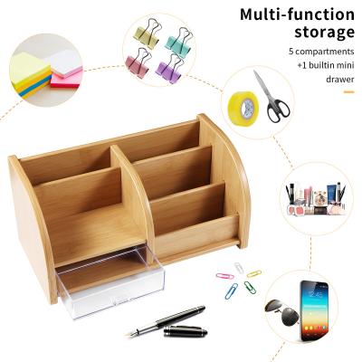 China Sustainable Wooden Office Storage Drawers Rack Home Office With Pull Out Desk And Storage Storage for sale