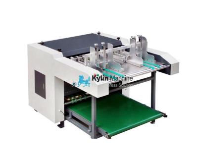 China Automatic Hard Cover Book Cardboard Fluting Machine Book Cover Hard Cover Box Case for sale