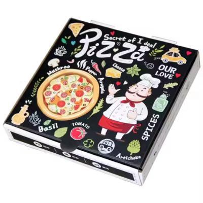 China Ideale Wahl für Fast-Food-Läden Papiertyp Karton Pizza-Boxen mit individuell bedruckten Logos Umweltschonend recycelbar zu verkaufen