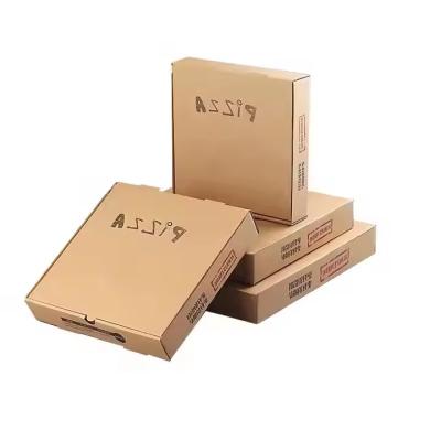 China Low price pizza box customized size eco-friendly and recyclable fast food grade corrugated paper for sale