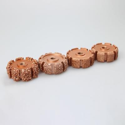 China Tire Grinding and Cleaning 50*14mm Tire Polishing Wheel,Tungsten Head Universal Tire Repair Gear Steel Grinding Grinding Head for sale