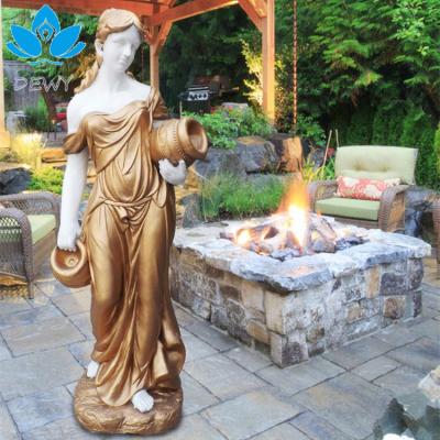 China Modern China Sculpture Water Fountain With Unique Goddess Figure Mold Design for sale