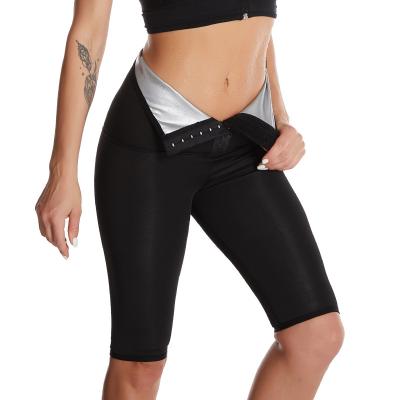 China High Quality Women Viable Shaperwear Neoprene Shorts Sweat Shaper Yoga Workout Fitness Shorts Tummy Control Sauna Sweat Panties for sale