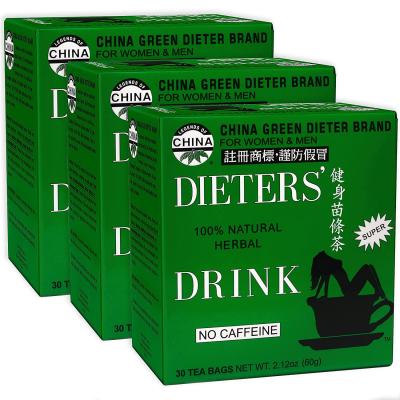 China Uncle Lee's Tea Dieters Detox Tea Weight Loss and Belly Fat Chinese Green Slim Tea for sale