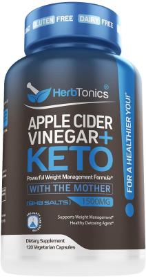 China Apple Cider Vinegar Capsules Plus Keto BHB Fat Burner Dietary Slimming Pills Appetite suppressant Fat Loss for sale