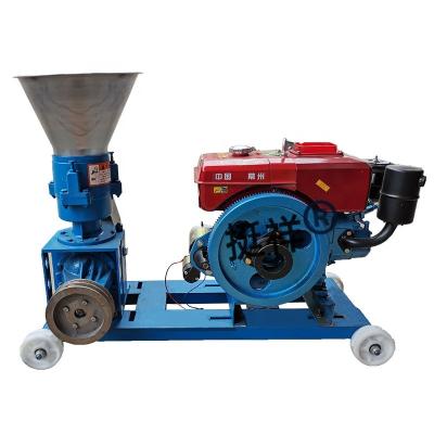 China Food & Beverage Factory Tingxiang animal feed pellet machine cattle with copper motor engine feed mill pellet extruder machine stock feed pellets maki for sale