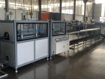 China Water Cooling Spiral Pipe Extrusion Line with Winding Machine 100m/roll and Fully Automatic Grade Design for sale