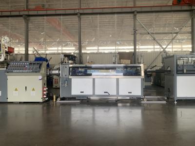 China Durable Carbon Spiral Corrugated Pipe Production Line with Winding Machine 100m/roll and 37-55kw Motor Power for sale