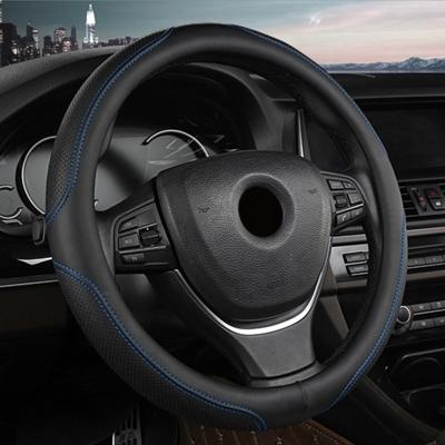 China Brief & Color Single Car Wheel Cover PU Cubre Steering Wheel Para Steering Leather Automobiles For Chery QQ Tiggo 8 S22 QQ3 Kimo Fulwin Tractors Collarin A5 A3 for sale