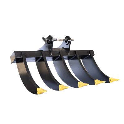 China Crawler Excavator Durable NM400 Root Rake Bucket Excavator Buckets For Sale for sale