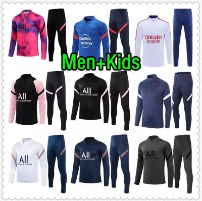 China Sets 2022 Soccer Tracksuit soccer jersey football jersey Jacket And Pants training shirt for sale