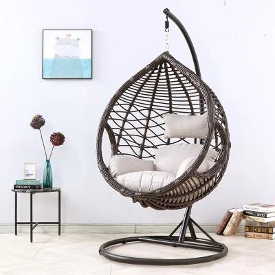 China China Manufacture Direct Selling Super Comfortable Swing Chair Hanging Basket Seat With Swing Cushion Indoor/Outdoor Garden Patio Chair for sale