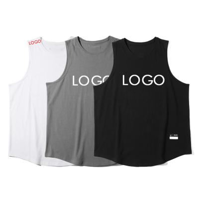 China China factory singlet man anti-pilling design vest custom mens vest tops man gym singlet for sale