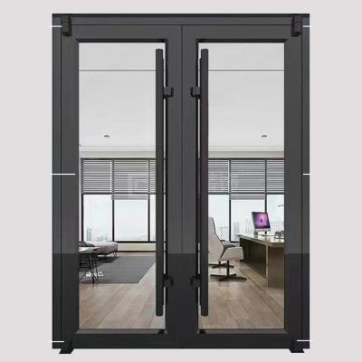 China Heavy Duty Anti-theft Aluminum Double Tempered Glass Sliding Doors High Quality Energy Efficient Sliding Door Popular for sale