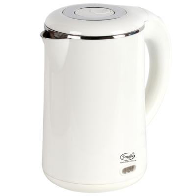 China New Kettle 1L Stainless Steel Kitchen Electric Round Mouth Anti-scratch Electric Kettle 360 Degree Rotation Base for sale
