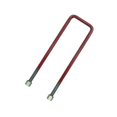 China M18 Heavy Truck U-Bolt Steel Square Clamp for sale