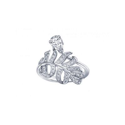 China Sparking HPHT pressure and high pressure/CVD cultivating 2.21 ct diamond wholesale fashion classic feather jewelry customization for sale