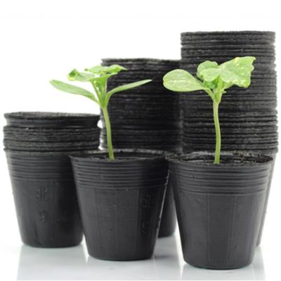 China wholesale plastic seedling tray , soft black pot for Garden supplies for sale
