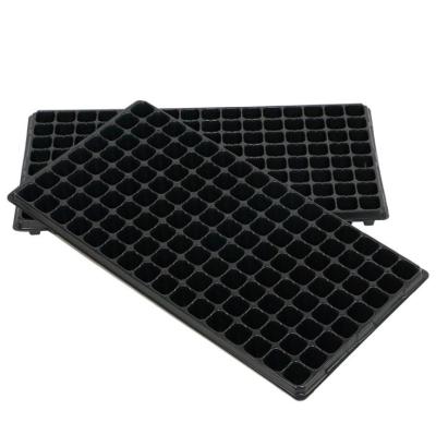 China Plastic seeding tray with many kinds of holes for you to plant planters 128 holes seedling tray for sale