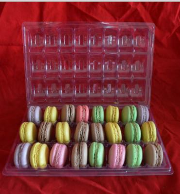 중국 macaron cakes cookies PET PVC plastic blister thermoforming vacuum clear transparent containers 판매용