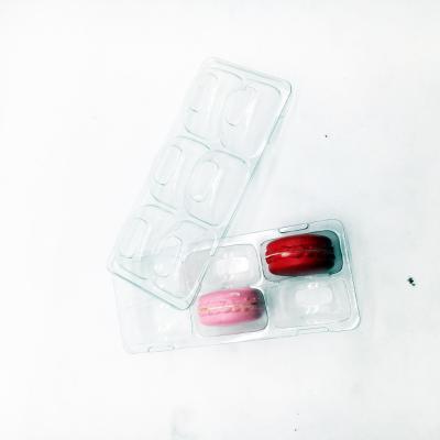 중국 PVC/PET macaron candy cookie packaging 6 cells blister tray blister packaging 판매용