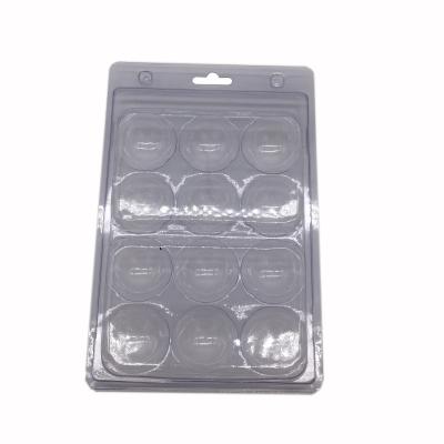 China 12 packs golf ball blister packaging tray clear transparent folded packaging zu verkaufen