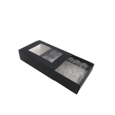 China 12 pcs macaron paper box customized size and color and printing for sale