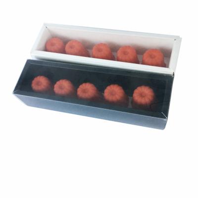 China Bespoke canele /macaron /cake paper gift box for sale